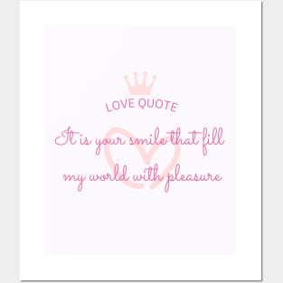 love quote Posters and Art